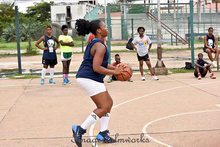 Basketball training session at the just concluded Ejike Ugboaja Foundation Summer Camp